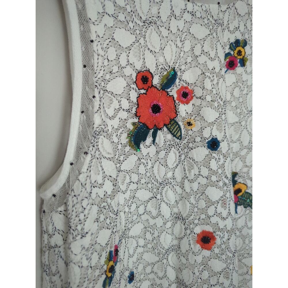 Maeve Anthropologie Macie Floral Lace Top NWT - Picture 3 of 6